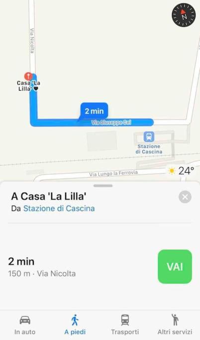 Apartament Casa La Lilla Cascina Zewnętrze zdjęcie